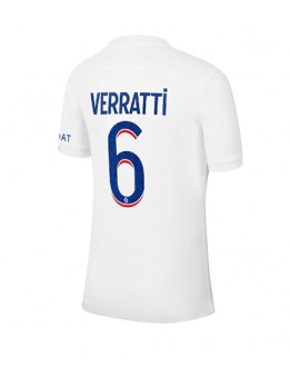 Paris Saint-Germain Marco Verratti #6 Ausweichtrikot 2022-23 Kurzarm